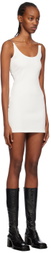 Dion Lee SSENSE Exclusive White Double Wire Minidress