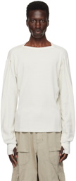 Entire Studios Off-White Thermal Long Sleeve T-Shirt