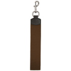 Marc Jacobs Brown Webbing Charm Keychain