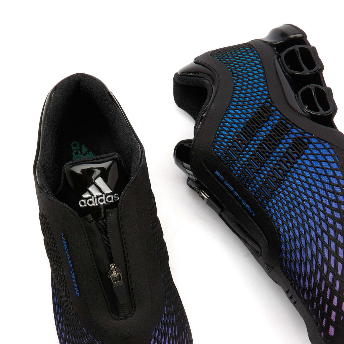 Adidas Megaride S2 Sneaker in Core Black/Hi-Res Blue