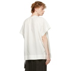 Jan-Jan Van Essche White Soft Cotton Short Sleeve Shirt