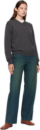 6397 Blue Wide Jeans