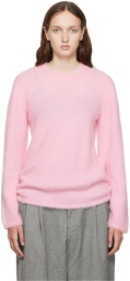 Comme des Garçons Homme Plus Pink Crewneck Sweater