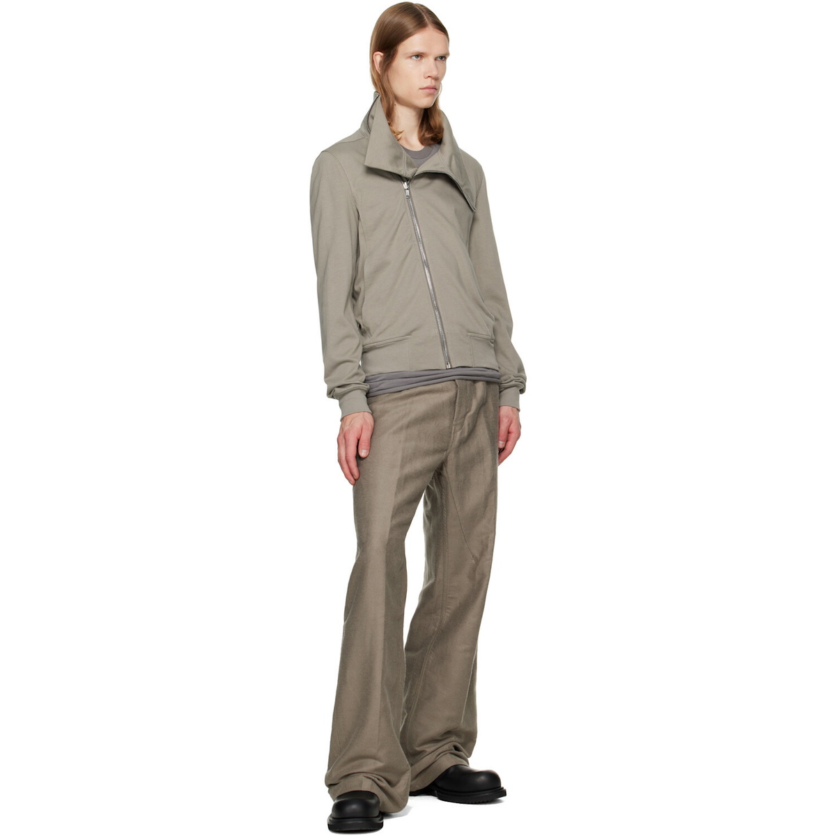 Rick Owens Gray Tower Bauhaus Jogger Jacket