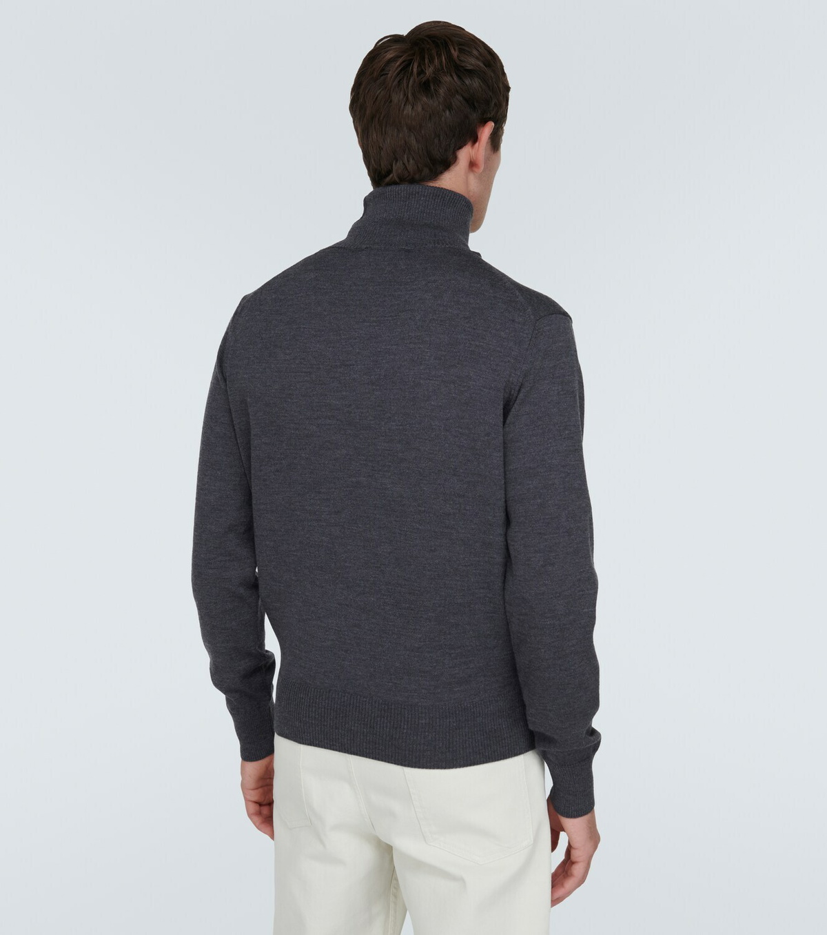 Ami Paris Ami de Cœur wool turtleneck sweater