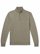 Brunello Cucinelli - Cashmere Half-Zip Sweater - Green