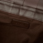 ST. Agni Women's Woven Envelope Slim Tote in Chocolate 