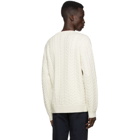 Norse Projects Off-White Wool Arild Rope Sweater