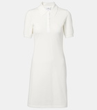 Courrèges Cotton piqué polo dress