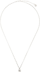 Stolen Girlfriends Club Silver S-Logo Tag Necklace