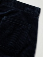 Oliver Spencer - Morton Straight-Leg Cotton-Corduroy Trousers - Blue