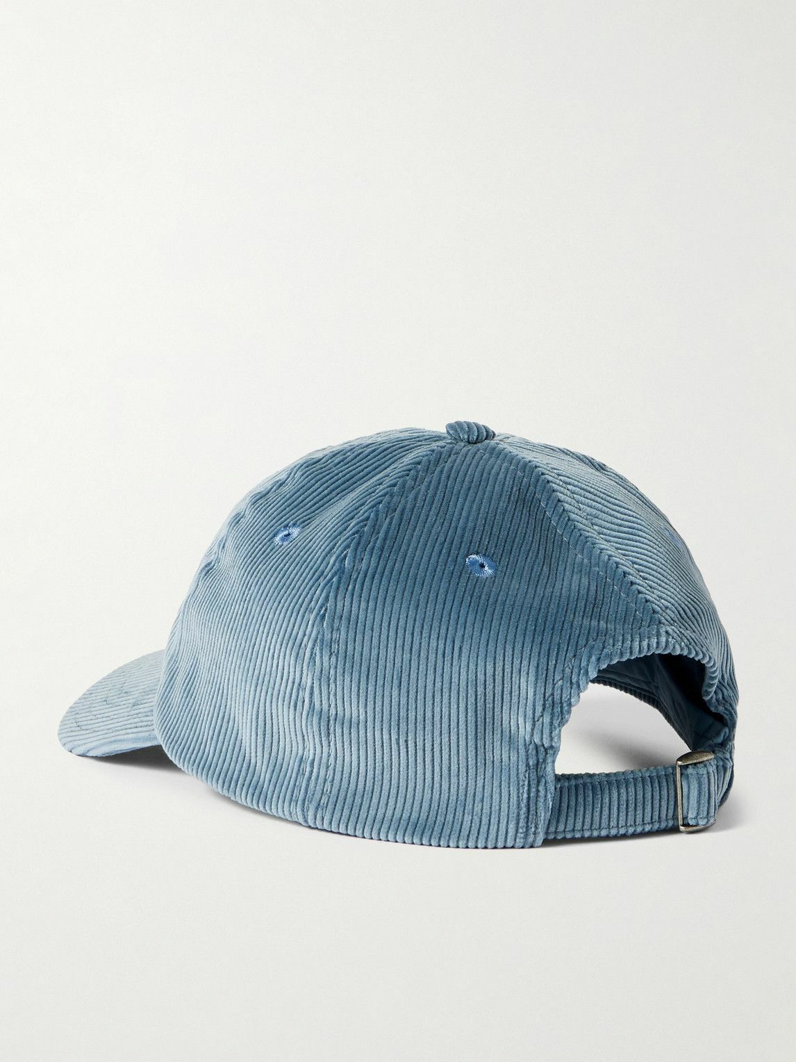 Drake's - Logo-Embroidered Cotton-Corduroy Baseball Cap