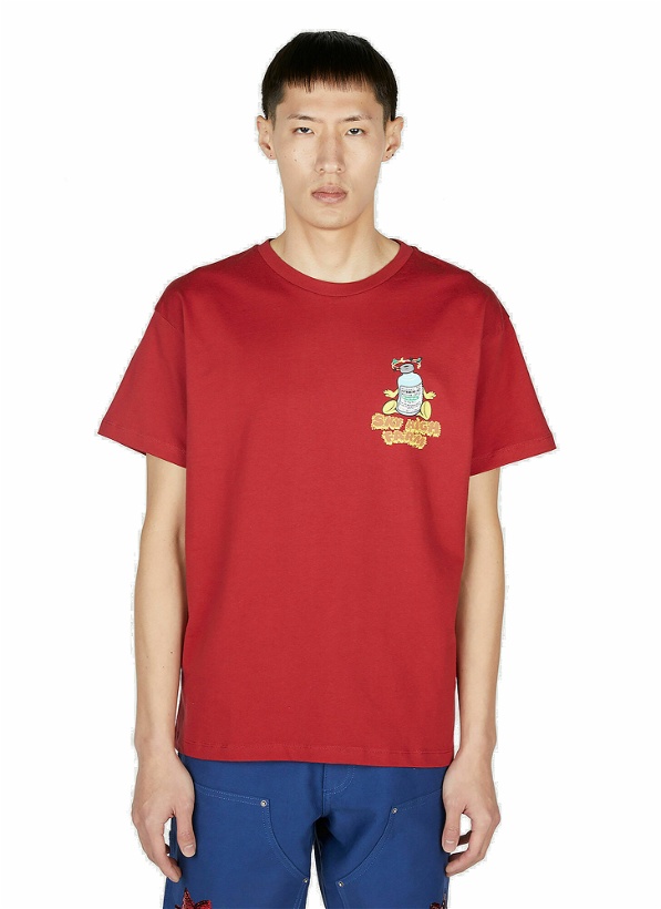 Photo: Sky High Farm Workwear - Printed T-Shirt in Red