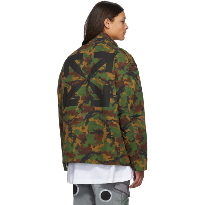 Off-White | Monogram Allover Field Jacket