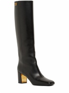 VALENTINO GARAVANI - 70mm Golden Walk Leather Tall Boots