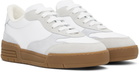 Moschino White & Gray Streetball Sneakers