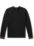 Paul Smith - Striped Cotton-Jersey Sweatshirt - Black