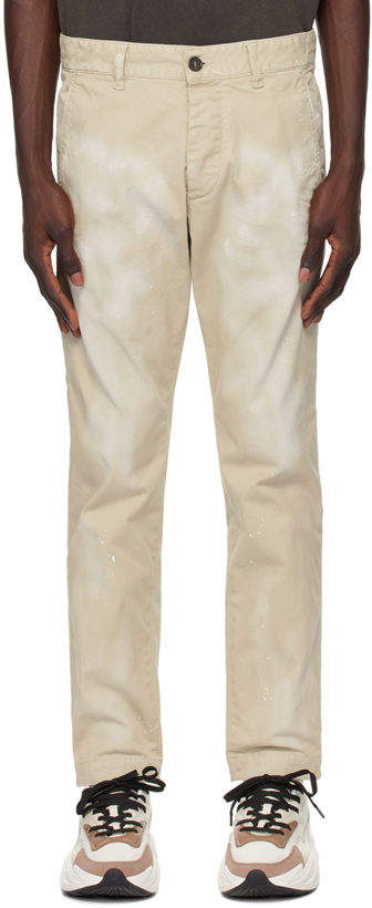 Photo: Dsquared2 Beige Cool Guy Jeans