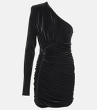 Alexandre Vauthier One-shoulder velvet minidress