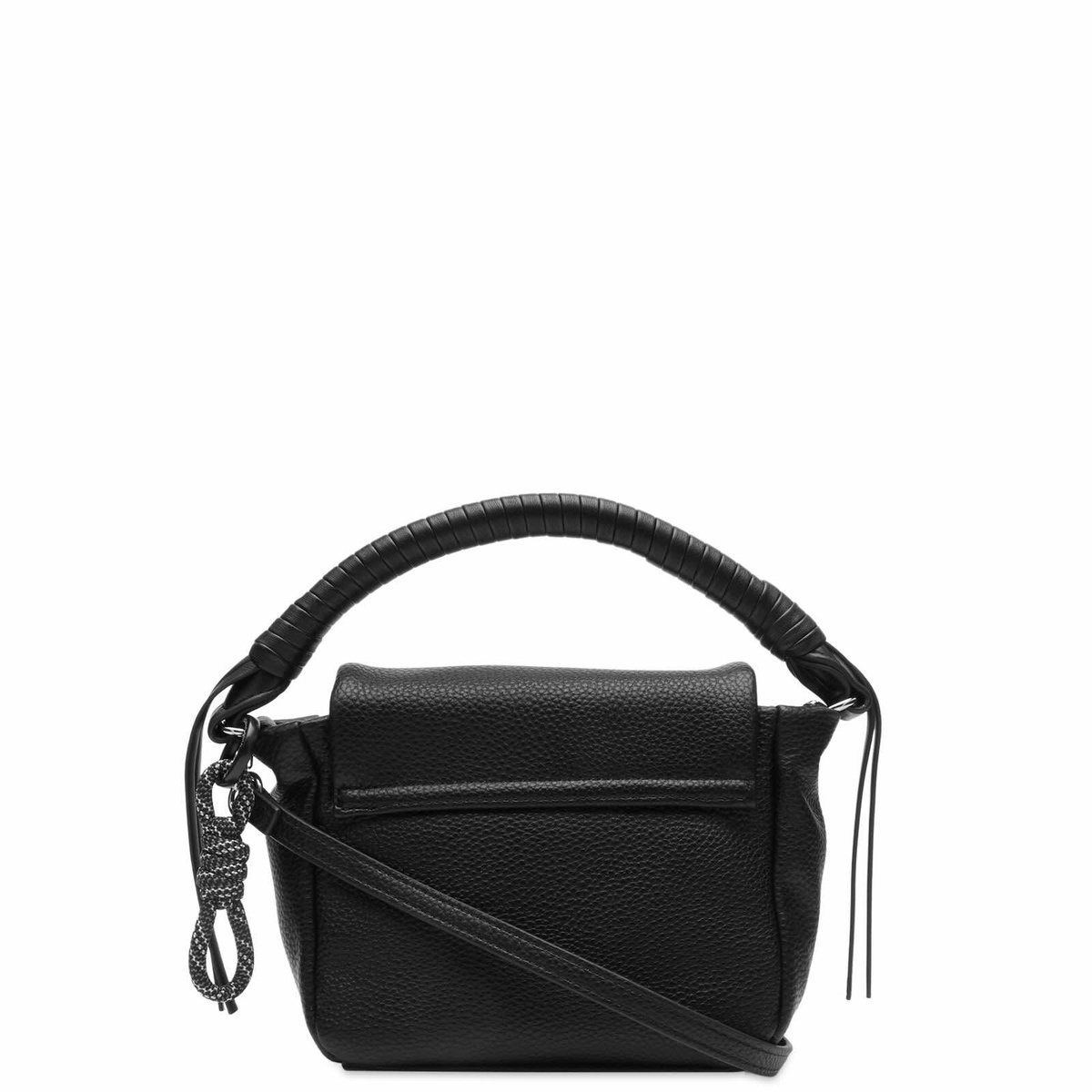 F/CE. Women's Tech Leather Mini Pouch Bag in Black 