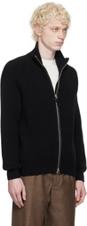 TOM FORD Black Zip Through Sweater