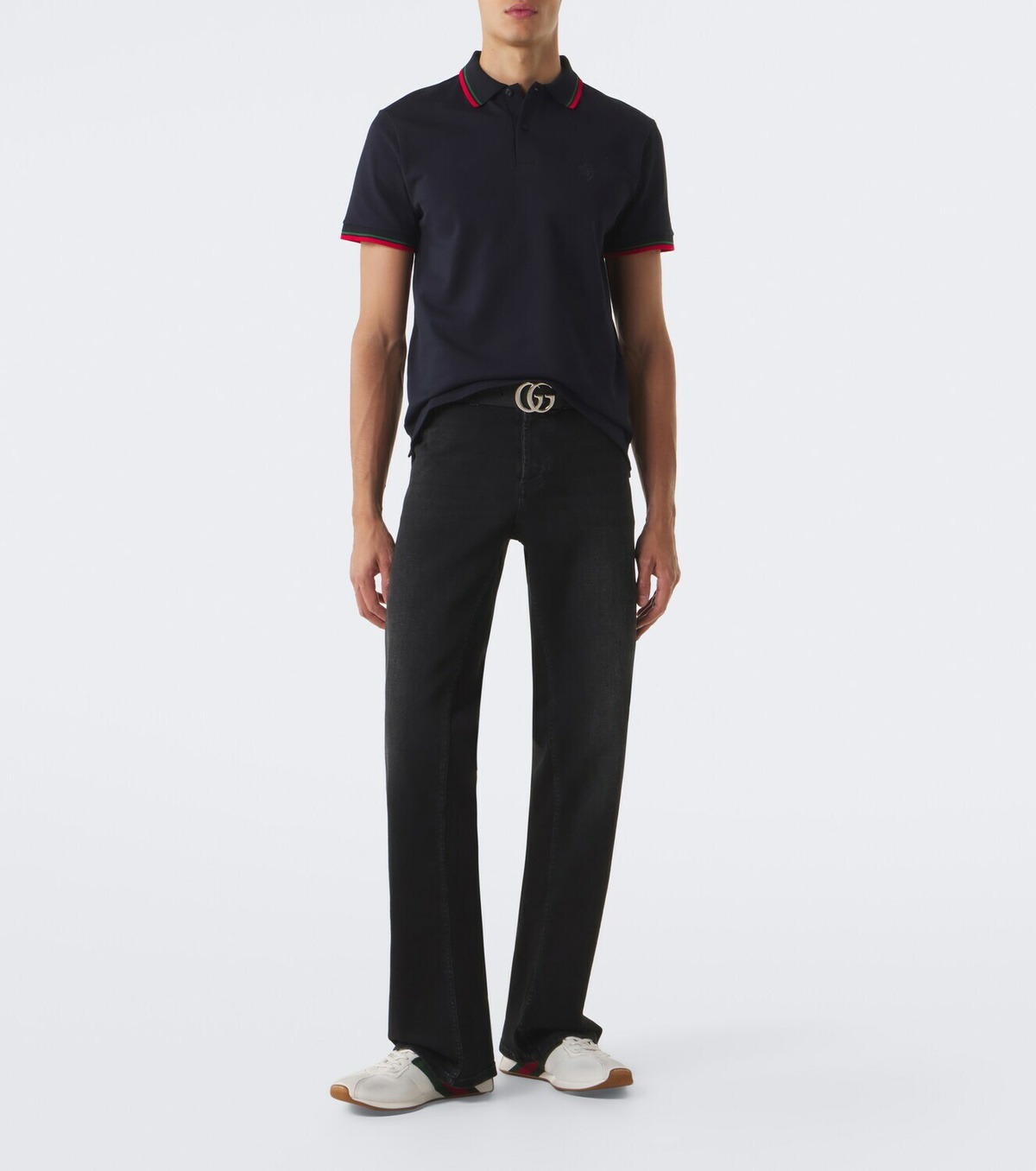 Gucci Gucci Tempo suede-trimmed sneakers