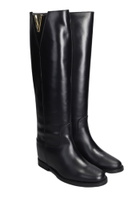 Via Roma 15 In Black Leather