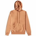 Auralee Men's Popover Hoody in Light Brown