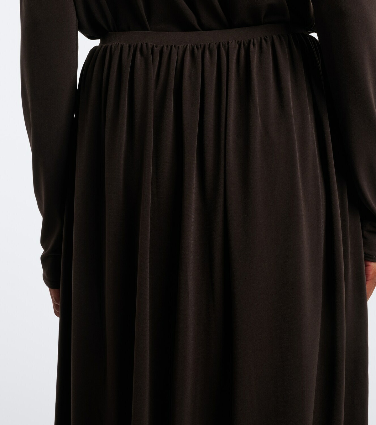 Vince Jersey midi skirt