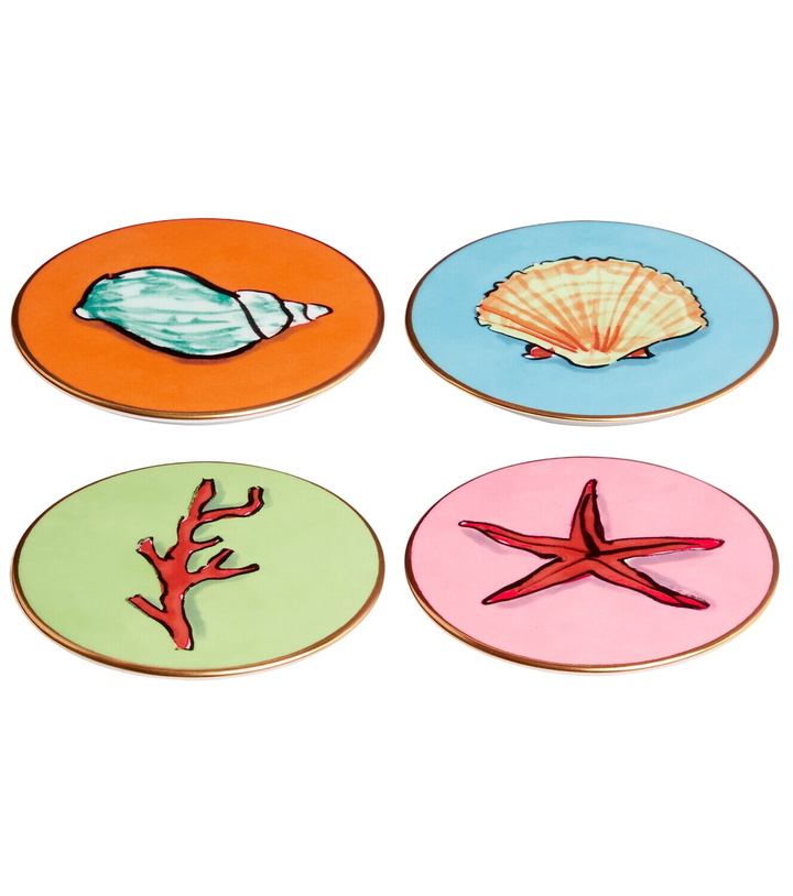 Photo: Ginori 1735 Il Viaggio di Nettuno set of 4 coasters