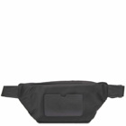 AMI Men's Heart Logo Waist Bag in Black