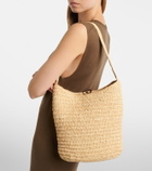 The Row Alma Medium raffia shoulder bag