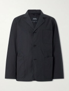 A.P.C. - Phil Organic Cotton-Gabardine Blazer - Black