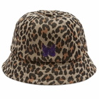 Needles Men's Jacquard Bermuda Hat in Leopard