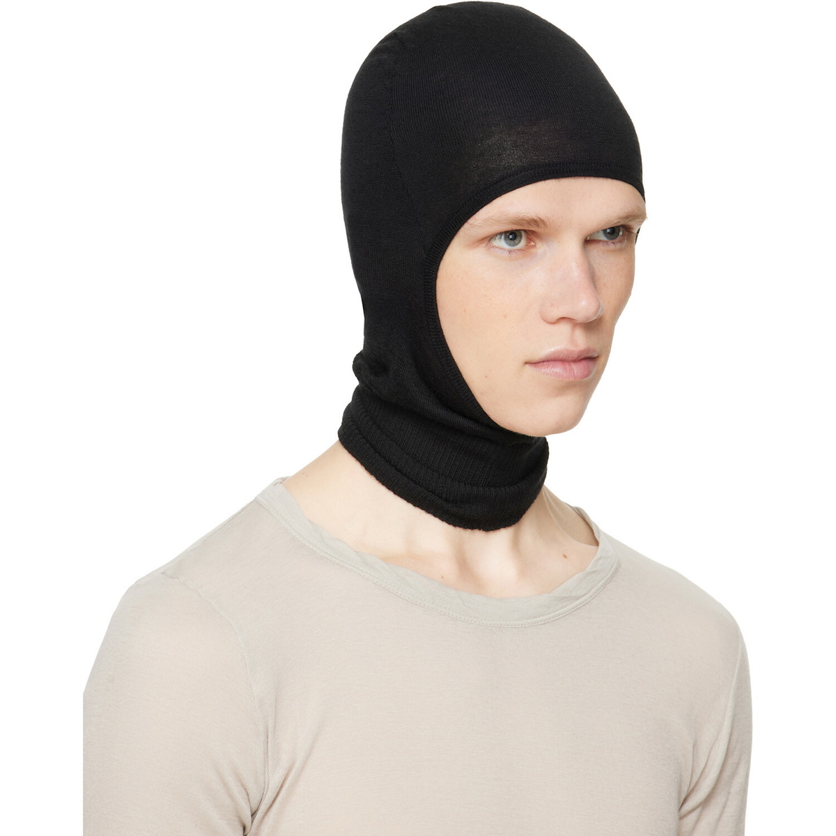 Rick Owens Black Tower Skull Balaclava