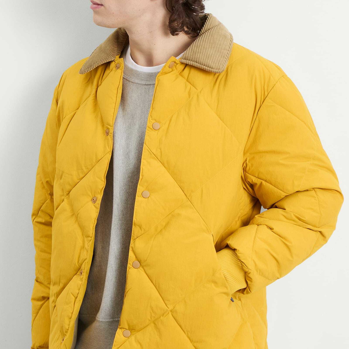 Kestin Men's Dunbar Padded Jacket in Yellow