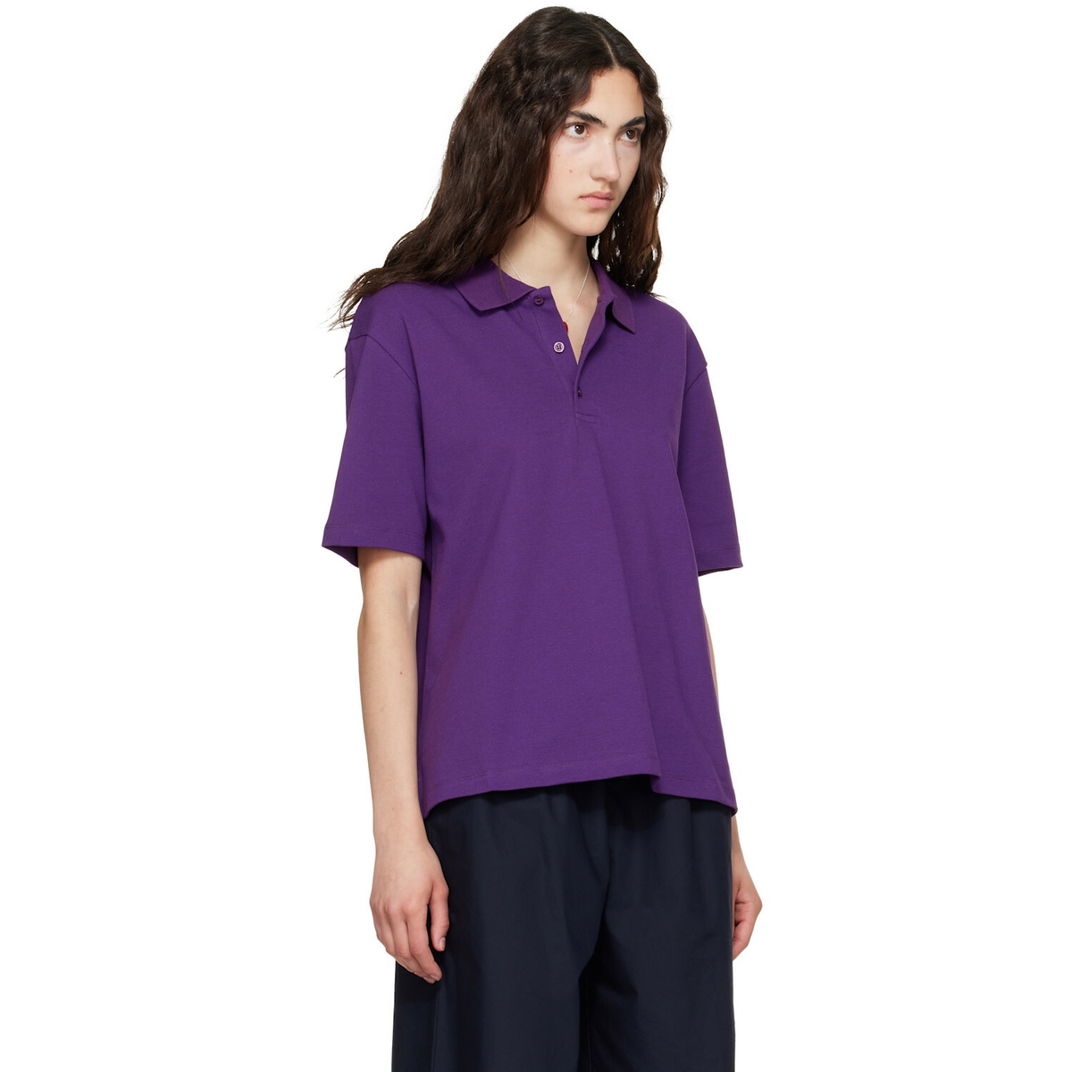 FLORE FLORE Purple Julie Polo