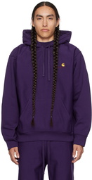 Carhartt Work In Progress Purple American Script Hoodie