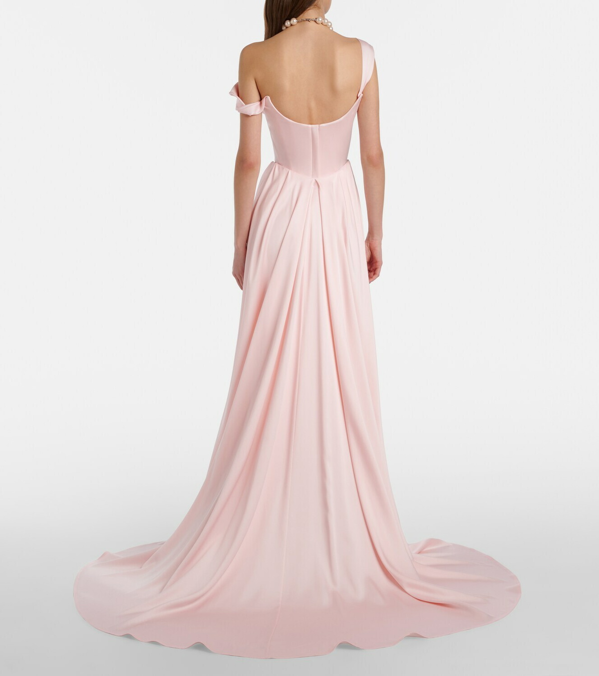 Vivienne Westwood Nova Grace draped asymmetric gown