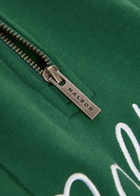 Malbon Ridge Logo Hooded Stretch-shell Anorak Jacket Green