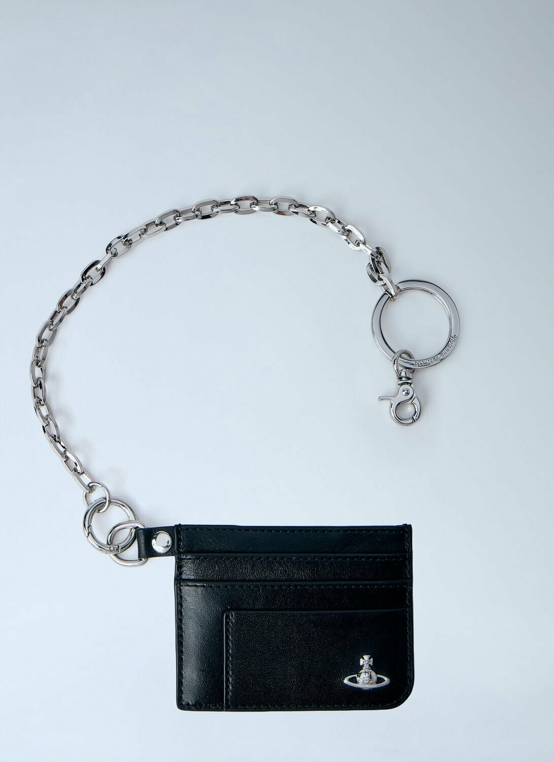 Vivienne Westwood Chain-Attached Leather Card Holder Vivienne Westwood