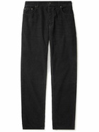 SAINT LAURENT - Straight-Leg Cotton-Corduroy Trousers - Black