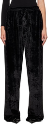 Balenciaga Black Baggy Lounge Pants