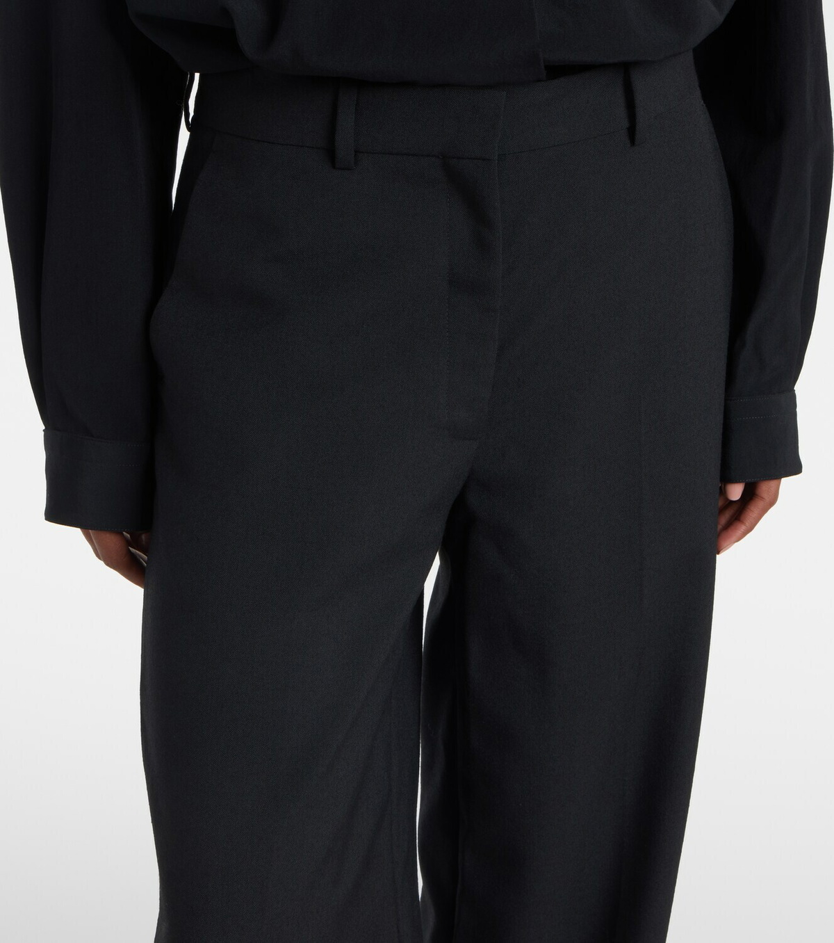 Calvin Klein Collection Simone wool wide-leg pants