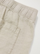 James Perse - Linen Drawstring Shorts - Gray