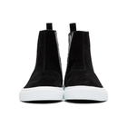 Kenzo Black Suede Kapri High-Top Sneakers