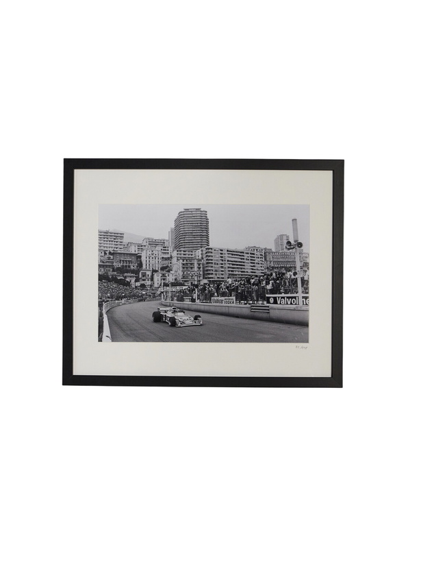 Photo: Sonic Editions - Framed 1976 The Monaco Grand Prix Print, 50" x 40"