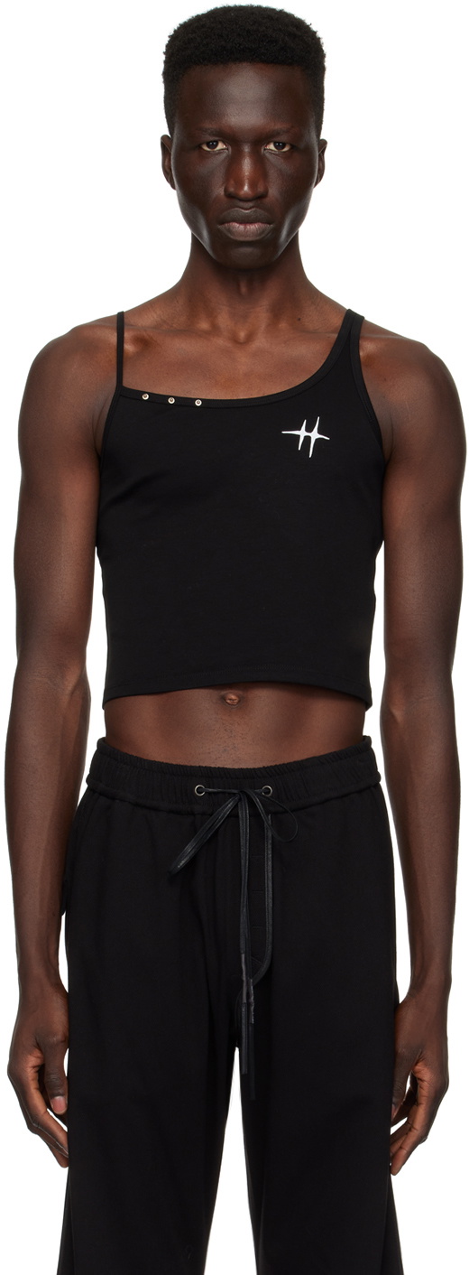 CARNET-ARCHIVE Black Hardware Tank Top
