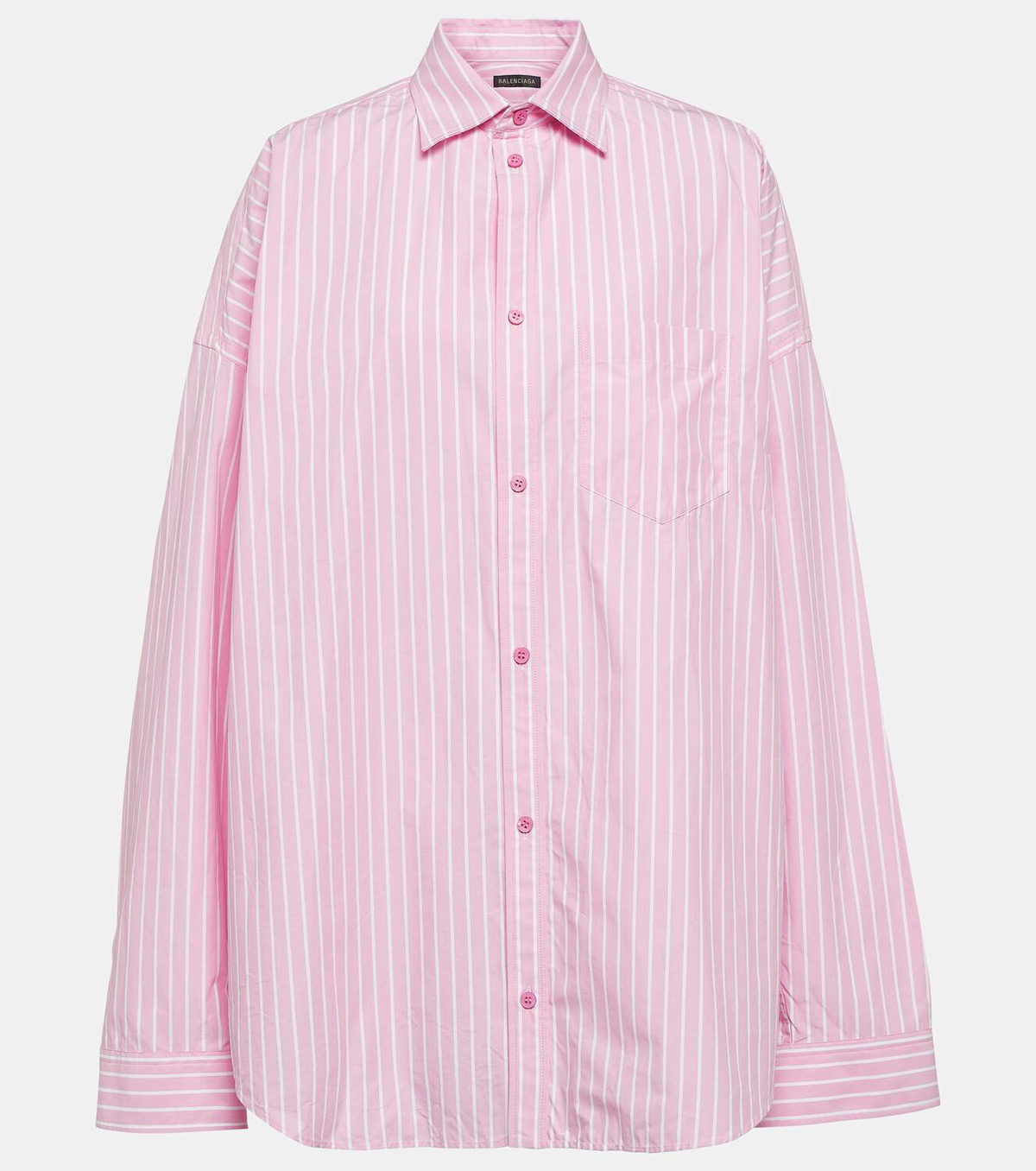 Balenciaga Cotton poplin striped shirt