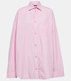 Balenciaga Cotton poplin striped shirt